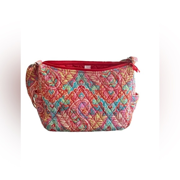 Vera Bradley Colorful Quilted Shoulder Bag Purse - Picture 8 of 15